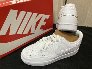 新品23cmNIKEナイキ コートビジョンLOホワイト白AF1エアフォース1 好きにコートヴィジョンcourtvisionレディーススニーカーシューズ