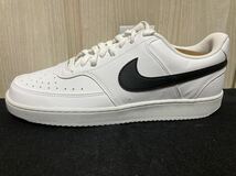 新品29cmナイキNIKEコートビジョンホワイトブラック白黒エアフォース1AF1好きにCOURTVISIONメンズスニーカーシューズ大きいサイズ_画像7