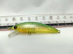  Lucky Craft Hamp back Minaux 50SP Laser ghost lime chart 