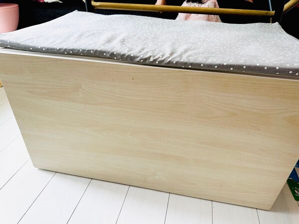 スモースタード IKEA ベンチ おもちゃ収納 別売クッション付属 90x52x48 cm