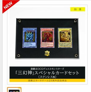 遊戯王OCGデュエルモンスターズ 「三幻神」スペシャルカードセットステンレス製