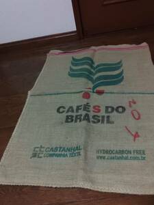 ブラジルのコーヒー麻袋