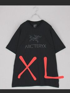 ARC’ TERYX アークテリクス Arc Word Logo SS M/アークワード ロゴ ショートスリーブTシャツ　黒　XL