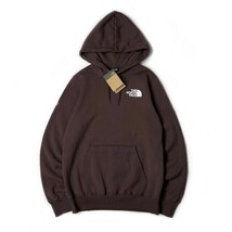 1円～!売切!【正規新品】THE NORTH FACE BOX NSE PULLOVER HOODIE パーカー US限定 ボックスロゴ 裏起毛 グラフィック(XXL)茶 181130-30_画像5