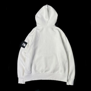 1円～!売切!【正規新品】THE NORTH FACE◆W HEAVYWEIGHT BOX PULLOVER HOODIE パーカー US限定 ボックスロゴ 厚地 上質(M)白 181130-15の画像7