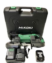 【送料無料】HIKOKI（ハイコーキ）36V　コードレスロータリバンドソー　CB3612DA(XP)　マルチボルト充電池(BSL36A18X)1個充電器(UC18YDL2)_画像1