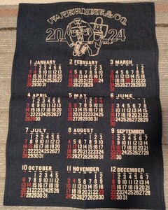  not for sale unused WAREHOUSE 2024 year Denim calendar Novelty - Warehouse 