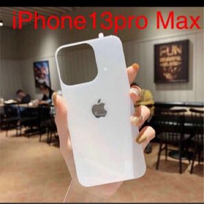 iphone 13pro maxバックガラスフィルム　背面フィルム(白)
