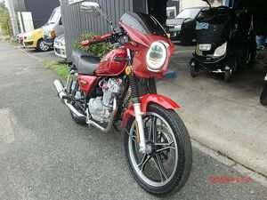 スズキ　GN125H　レッド　カスタム車　実働　書類有　福岡より