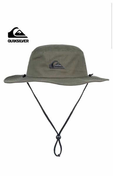 新品タグ付き　Quiksilver クイックシルバー サファリハット ①