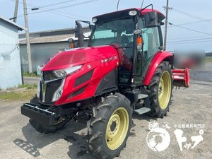 【美品 配送手配可能 466.7hours】YT463 Yanmar 63馬力 Tractor AT キャビン 日農工ヒッチ ロータリーincluded 動作確認OK 中古 滋賀Prefecture