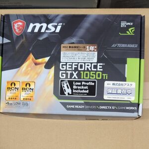 msi Geforce GTX1050ti 4GT LP Low Profile ロープロファイル