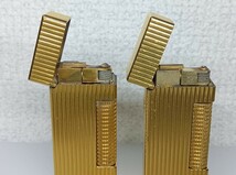 【一円スタート】 dunhill ダンヒル ガスライター 箱付き２本セット 火花のみ確認_画像8