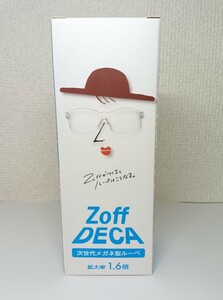 【一円スタート】Zoff DECA 次世代メガネ型ルーペ　拡大率1.6倍　定価7,700円　マットブラック