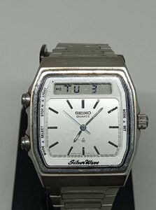 【一円スタート】 SEIKO セイコー シルバーウェーブ H557-5130 稼働品 裏蓋に表彰刻印有り