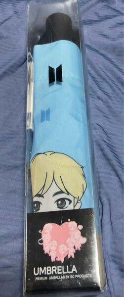 BTS TinyTAN jin 傘 雨傘 折畳み傘 ワンタッチ 自動開閉　55cm