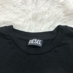 DIESEL ディーゼル Tシャツ 半袖 カットソー ワンポイント プリント ブランドロゴ ブラック 黒色 メンズ 男性 アメカジ 女性 レディースの画像3