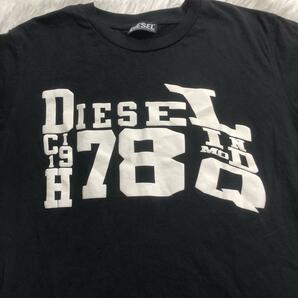 DIESEL ディーゼル Tシャツ 半袖 カットソー ワンポイント プリント ブランドロゴ ブラック 黒色 メンズ 男性 アメカジ 女性 レディースの画像6