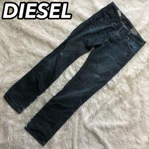 DIESEL ディーゼル DARRON デニムパンツ ジーンズ パン ズボン ダメージ ITALY イタリア製 W27 男性 メンズ 女性 レディース jogg ジョグ