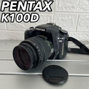 1スタ ジャンク品 PENTAX ペンタックス K100D デジタル一眼レフカメラ レンズ付 SR シェイクリダクション ブラック SMC PENTAX DA 18-55