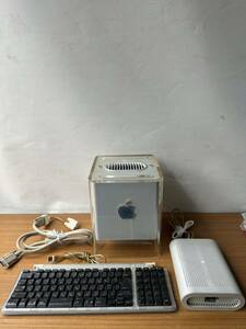 ジャンク Apple PowerMac G4 Cube M7886 M7642J/A /CPU PowerPC G4 450MHz /メモリ320MB /HDD/DVD-ROM/ 起動品