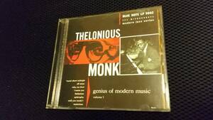 Genius of Modern Music 1 セロニアス・モンク 中古ＣＤ