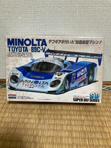 ARII　スーパーデフシリーズ　ミノルタ・トヨタ89C-V　MINOLTA TOYOTA 89C-V　1/32　モーターつき　プラモデル