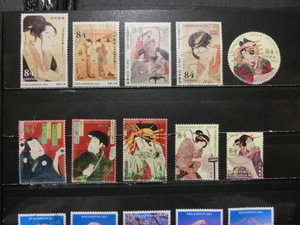 使用済　日本国際切手展2020～2021　２０種