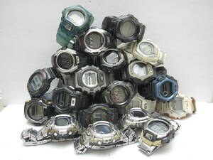 【YT-B23-551～570】CASIO/カシオ G-SHOCK、Gショック XAYAMA、G-LIDE含む「G-3310D・GL-220・DW-500J,-9500・DWM-100RX」QZ 他 20本セット