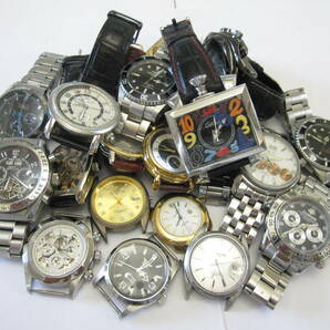 【YT-B37-231～250】機械式「GagaMILANO・J.HARRISON・TECHNOS・ELGIN・R.KIKUCHI・Gallucci・BROOKIANA 他」20本セットの画像1