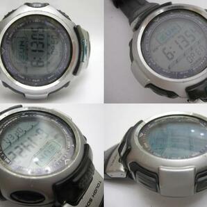 【YT-B37-191～195】CASIO/カシオ PRO TREK、プロトレック「PRG-50・PRS-200・PRW-200J・PRW-1300TJ」TOUGH SOLAR、電波 5本セット 稼働品の画像4