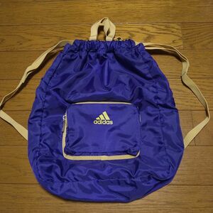 アディダス リュック ナップサック パープル ベージュ adidas