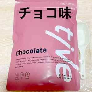 tive ティブ　Wプロテイン　チョコレート風味 200g 1袋