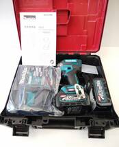 ■【未使用】makita マキタ TD002GRDX 充電式インパクトドライバー ブルー 電動工具_画像1