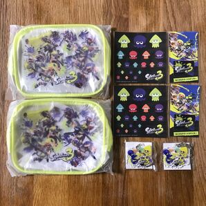 NINTENDO Splatoon3 スプラトゥーン3 グッズ 特典 ポーチ ステッカー モバイルクリーン アクリルキーホルダー