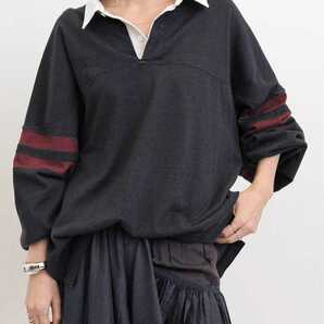 即決 新品 未使用 アパルトモン ドゥーズィエムクラス L'Appartement【REMI RELIEF/レミレリーフ】テンジクフットボールSHIRT ロンハーマンの画像2