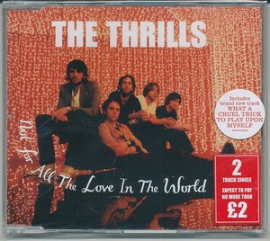 THRILLS - NOT FOR ALL LOVE IN WORLD/EU盤/新品CDS!!25863