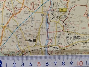 mb14【地図】神奈川県 昭和56年 [国鉄相模線西寒川駅 京浜急行三崎口-小網代計画線 神奈川臨海鉄道本牧線・国際埠頭専用線