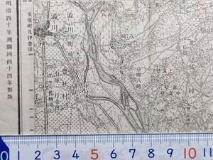 md10【地図】前橋 [群馬県] 明治40年 地形図[芳賀村小坂子中心] 前橋馬車鉄道 群馬馬車鉄道-のち東武軌道線 信越本線飯塚駅 両毛線駒形国定