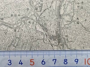 md08【地図】大子 [茨城県] 昭和26年 地形図[国鉄水郡線袋田駅中心] 西金駅 上小川駅 常陸大子駅 下野宮駅 仏沢金山 温泉記号/湯沢 亀ヶ淵