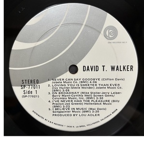 David T. Walker S.T. Original LPの画像5