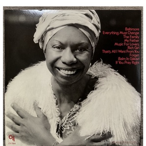 Nina Simone Baltimore US Original LPの画像2