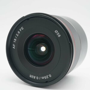 新品級 サムヤン SAMYANG AF 18mm F2.8 ソニー Eマウント