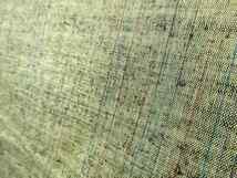 ys6977630; 宗sou 雨縞模様織り出し手織り紬着物【アンティーク】【着】_画像7