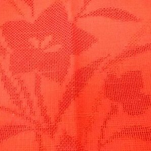 089190# 【1円～】桔梗模様織出し夏用名古屋帯の画像3