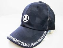 1円★MARK&LONA マーク&ロナ★Gauge Mesh Cap アイアンスカルロゴメッシュキャップ【MLF-2A-FC17】ブラック黒【本物保証】完売★正規品_画像1