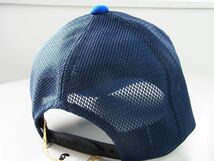 正規品★MARK&LONA マーク&ロナ★Pala Mesh Cap スカルロゴフラワーメッシュキャップ【MLF-1A-FC07】ブルー青【本物保証】カタログ★1点物_画像3