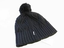 正規★MARK&LONA マーク&ロナ★BonBon Beanie ケーブル編ボンボンニット帽【ML-10A-BN01】ブラック黒【本物保証】リブニット★ジャガード_画像3