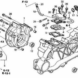 TA02 社外 エキゾーストパイプガスケット 3個 ジャイロ キャノピー AF09 タクト DJ-1 パル ズーク スカッシュ スカイ フラッシュ JF13 JF19の画像5