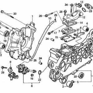 AF27 純正 エアクリーナ コネクティング チューブ 送料350円～ ZX ゴムパイプ AF18E エアー ホース AF28 スーパーディオ SR エアクリ .gahの画像5